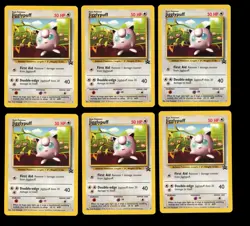 2000 WOTC POKEMON MOVIE JIGGLYPUFF #7 BLACK STAR PROMO LOT OF 25 CARDS UNPLAYED - Image 4