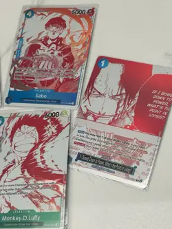 Bandai One Piece 3rd Anniversary Treasure Campaign 6 Card Lot Monkey D. Luffy - Image 4