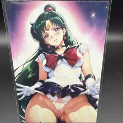 Setsuna Meiou Sailor Pluto Anime Waifu Card Doujin ACG Goddess Holo - Image 1