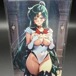 Setsuna Meiou Sailor Pluto Anime Waifu Card Doujin ACG Goddess Holo - Image 1