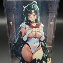 Setsuna Meiou Sailor Pluto Anime Waifu Card Doujin ACG Goddess Holo - Image 2