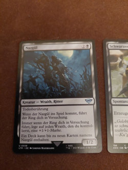 Nazgul + dark ritual + Brainstorm, The LotR: Middle-earth, #339, MTG, NM, DE - Image 2