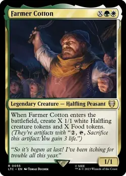 Magic The Gathering MTG FARMER COTTON The Lord of the Rings NM Near Mint - Image 1