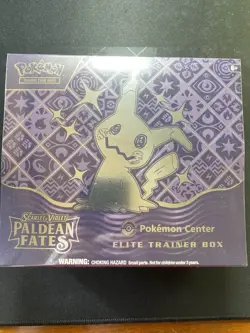 Paldean Fates Pokemon Center ETB Exclusive PC ETB Elite Trainer Box Sealed - Image 1