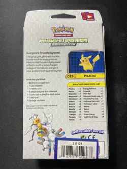 2016 Pokemon XY Evolutions Cracked Ice Pikachu Power Theme Deck TCG New Sealed - Image 2