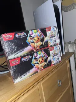 (2) Pokemon Sam's Club Prismatic Evolutions Surprise Box + Booster Bundle Lot ✅✅ - Image 1