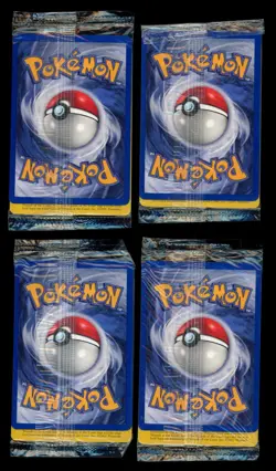 2001 WOTC POKEMON MOVIE ENTEI #34 BLACK STAR PROMO REVERSE HOLO LOT OF 4 SEALED - Image 2