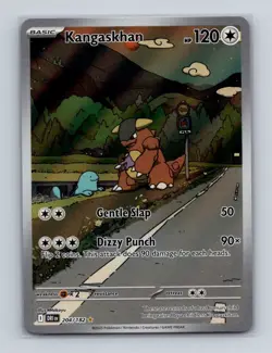 Kangaskhan 204 2025 Pokemon Destined Rivals Illustration Rare Card NM+ - Image 1