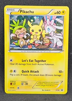 Pokemon Pikachu XY95 Black Star Promo Holo Card NM/EXC - Image 1