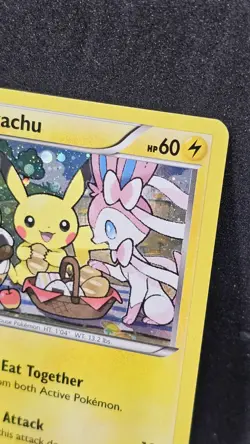 Pokemon Pikachu XY95 Black Star Promo Holo Card NM/EXC - Image 3