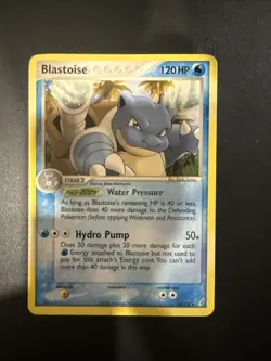 NON-HOLO BLASTOISE EX Crystal Guardians 14/100 LP Pokemon - Image 1