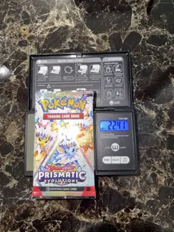 1x 22.41 Gram HEAVY Prismatic Evolutions Pack! Sealed! PRE S&V Pokemon TCG ENG - Image 1