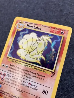 Pokemon TCG - Ninetales (13/130) Base Set 2 - Holo with Nice Swirl - NM/LP - Image 2