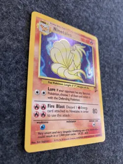 Pokemon TCG - Ninetales (13/130) Base Set 2 - Holo with Nice Swirl - NM/LP - Image 3