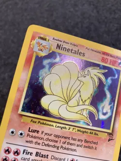 Pokemon TCG - Ninetales (13/130) Base Set 2 - Holo with Nice Swirl - NM/LP - Image 4