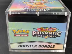 Pokemon SV8.5 Prismatic Evolutions Sealed Booster Bundle Display W/Acrylic Case - Image 5