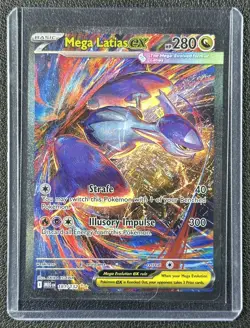 MEGA LATIAS EX 2025 POKEMON EVOLUTION #181/132 SPECIAL ILLUSTRATION RARE SIR - Image 1