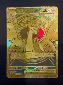 Pokemon Mega Charizard X ex #130/094 Phantasmal Flames NEAR MINT - Image 1