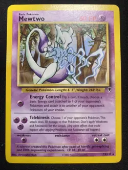 Mewtwo 29/110 Pokemon Legendary Collection Non Holo Regular Christopher Rush LP - Image 1
