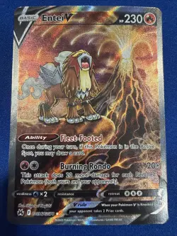 Entei V Crown Zenith Galarian Gallery Holo Ultra Rare Pokemon - GG36/GG70 NM/MT - Image 1