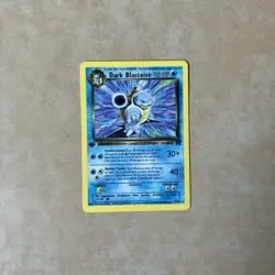 1999-2000 Pokemon Dark Blastoise 20/82 Rare Non-Holo Team Rocket 1st Edition - Image 5