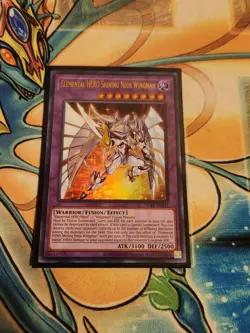 Elemental Hero Shining Neos Wingman - POTE-EN041 Unlimited (Ultra Rare) NM - Image 1
