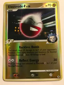 Electrode 39/111 Reverse Holo Rising Rivals Pokemon Card LP - Image 1