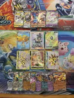 Pokemon Card Lot Full Art Alt Art Fire Evelyn Zapdos Celebi - Image 1