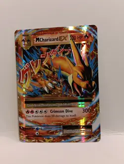 Pokemon Mega M Charizard EX Ultra Rare TCG Card 13/108 Holo 2016 NM Fast Shippin - Image 1