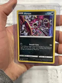 Pokemon Hoopa 083/159 Holo Rare Pokemon Crown Zenith NM Nintendo Card TCG - Image 1
