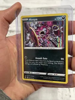 Pokemon Hoopa 083/159 Holo Rare Pokemon Crown Zenith NM Nintendo Card TCG - Image 2