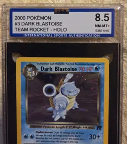 #3 Dark Blastoise Team Rocket-Holo 2000 Pokemon Card - Image 4