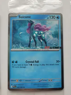X4 Suicune 026/094 EB Games Stamped Promo Holo Phantasmal Pokemon Card - SEALED - Image 2