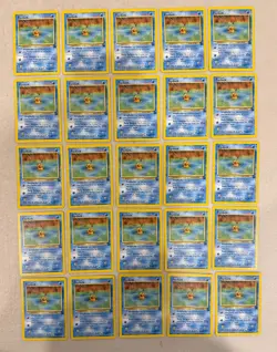 2000 WOTC POKEMON LEAGUE PSYDUCK #20 BLACK STAR PROMO LOT OF 25 CARDS UNPLAYED - Image 1