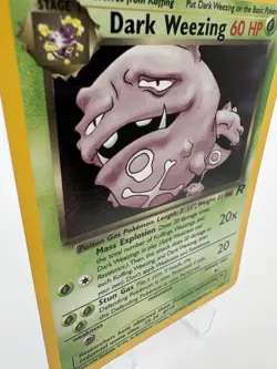Dark Weezing Holo Rare 14/82 – Team Rocket Set – Vintage Pokemon Card NM - Image 3