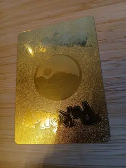 Pokemon Charizard VMAX - Gold Metal Display Card HP350 143/293 Fan Art - Image 3