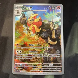 Pyroar 200/193 Sv02: Paldea Evolved Holo Pokemon Card Full Art Fire Type - Image 1