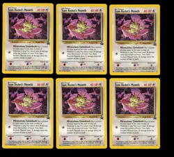 2000 POKEMON LEAGUE TEAM ROCKET'S MEOWTH #18 BLACK STAR PROMO LOT OF 25 CARDS - Image 2