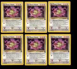 2000 POKEMON LEAGUE TEAM ROCKET'S MEOWTH #18 BLACK STAR PROMO LOT OF 25 CARDS - Image 4
