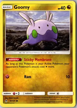 Goomy (91) Common SM - Forbidden Light 91/131 LP Pokemon Card - Image 1