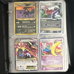 Pokemon TCG Binder Pikachu Mew Gengar Zapdos Entei EX VSTAR Promo Cards - Image 1