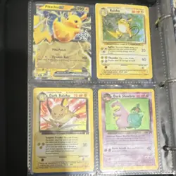 Pokemon TCG Binder Pikachu Mew Gengar Zapdos Entei EX VSTAR Promo Cards - Image 2