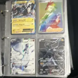 Pokemon TCG Binder Pikachu Mew Gengar Zapdos Entei EX VSTAR Promo Cards - Image 3
