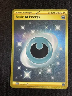 Basic Darkness Energy 098/064 Shrouded Fable Holo Hyper Rare Card NM - Image 3