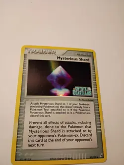 Mysterious Shard 81/100 Holo Stamped EX Crystal Guardians Pokemon Card TCG - Image 2