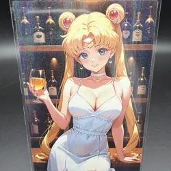 Usagi Tsukino Sailor Moon Anime Waifu Card Doujin ACG Goddess Holo - Image 2