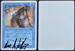 Signed MtG Magic Drew Tucker Artist Proof _ Revised _ POWER LEAK _ VHTF 1/100! - Image 1