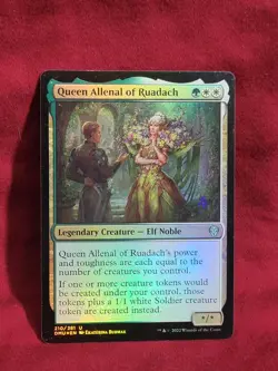 FOIL QUEEN ALLENAL OF RUADACH mtg NM Dominaria United 1 Unc - Image 3