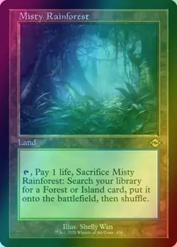 MTG - Misty Rainforest - MH2 438 - Etched Foil - NM - Image 1