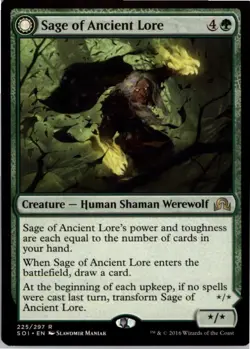 Sage of Ancient Lore R Shadows over Innistrad 225 NM - Image 1